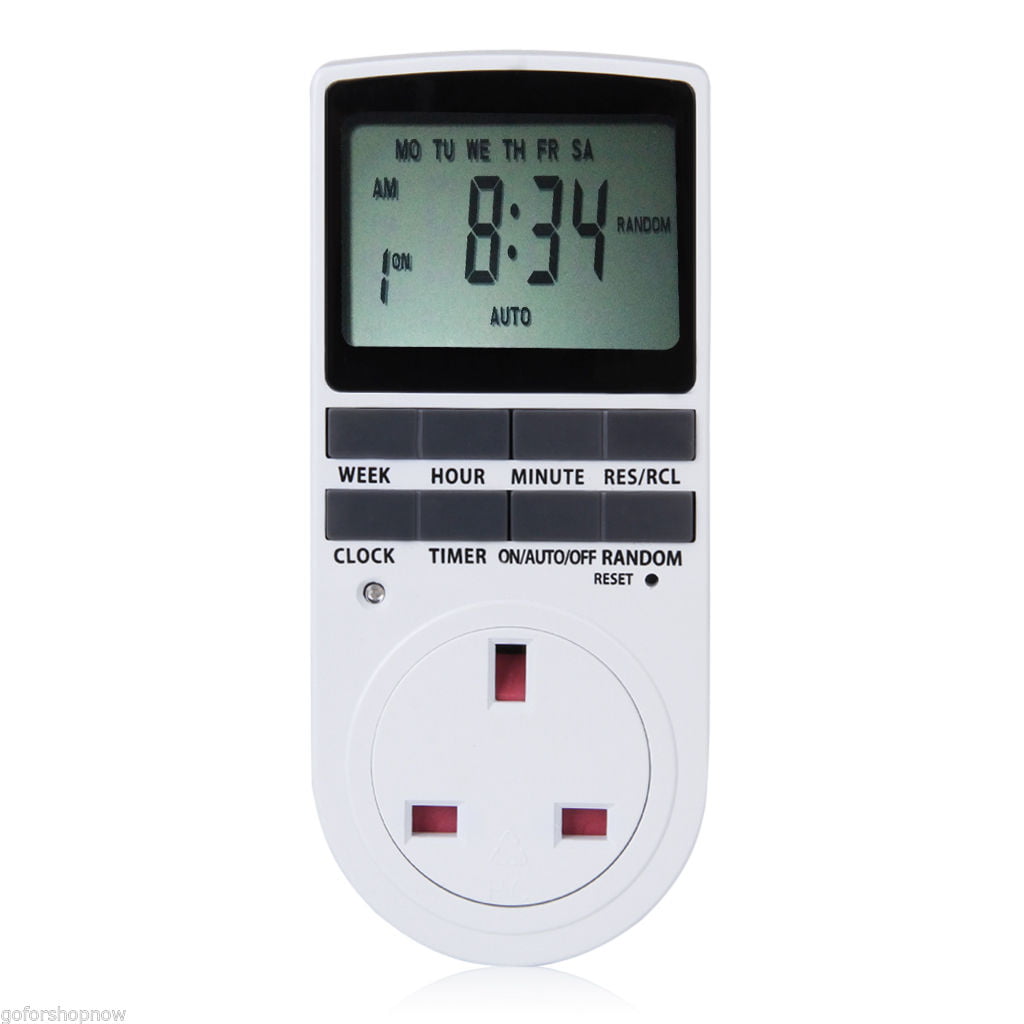 Dusk To Dawn Holiday Timer Time Switch Random Mains 13a Household 1,2,3 Or 4 