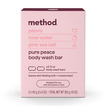 Method Bar Soap, Pure Peace, 2 bars, 5oz each