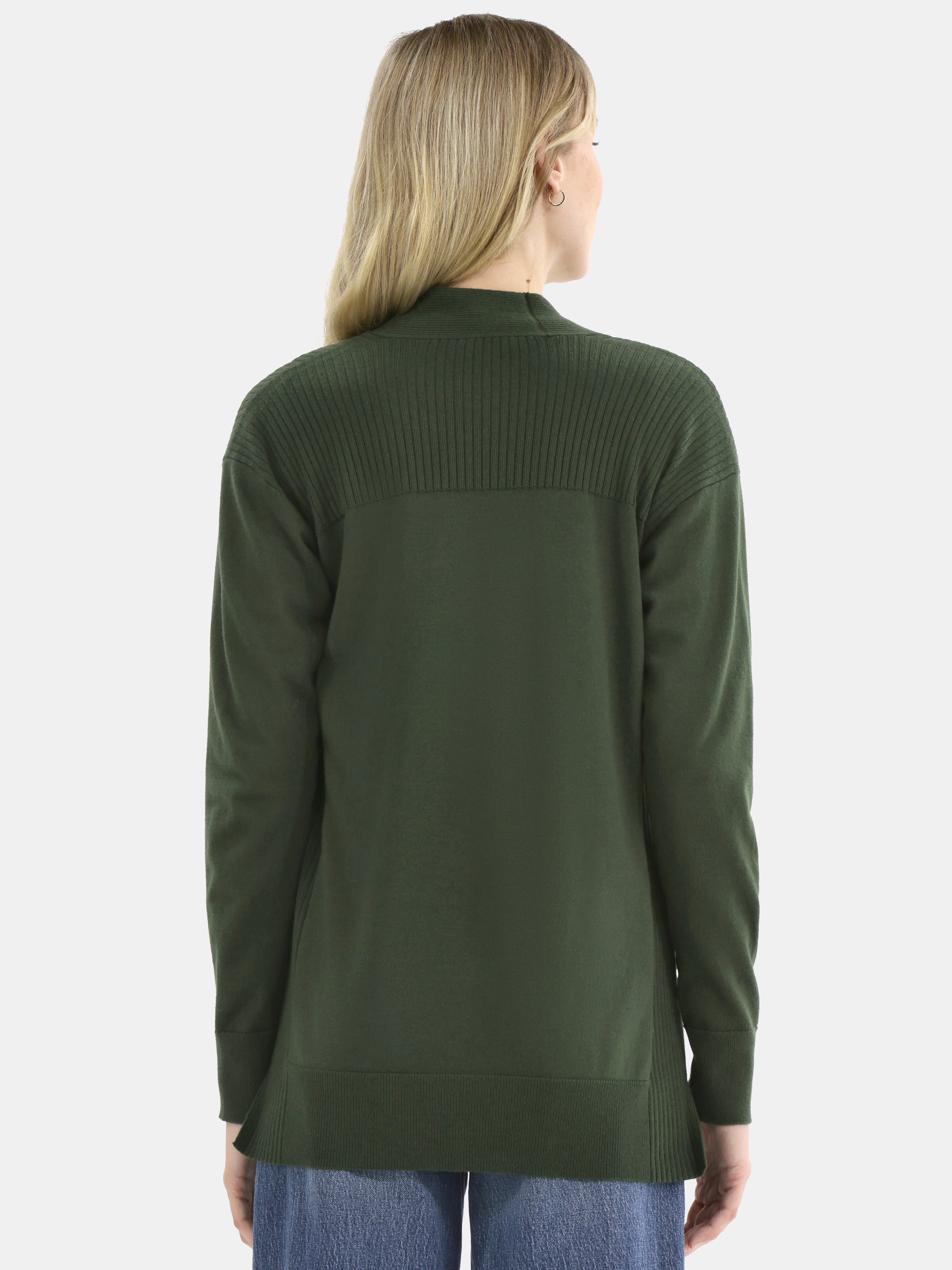 Time and Tru Women's and Women's Plus Open Front Cardigan Sweater, Sizes XS-4X