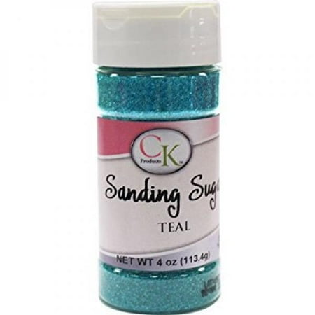 Sanding Sugar Set - CK Products 78-505T Cake Decorating Sanding Sugar Bottle, 4 oz, Teal