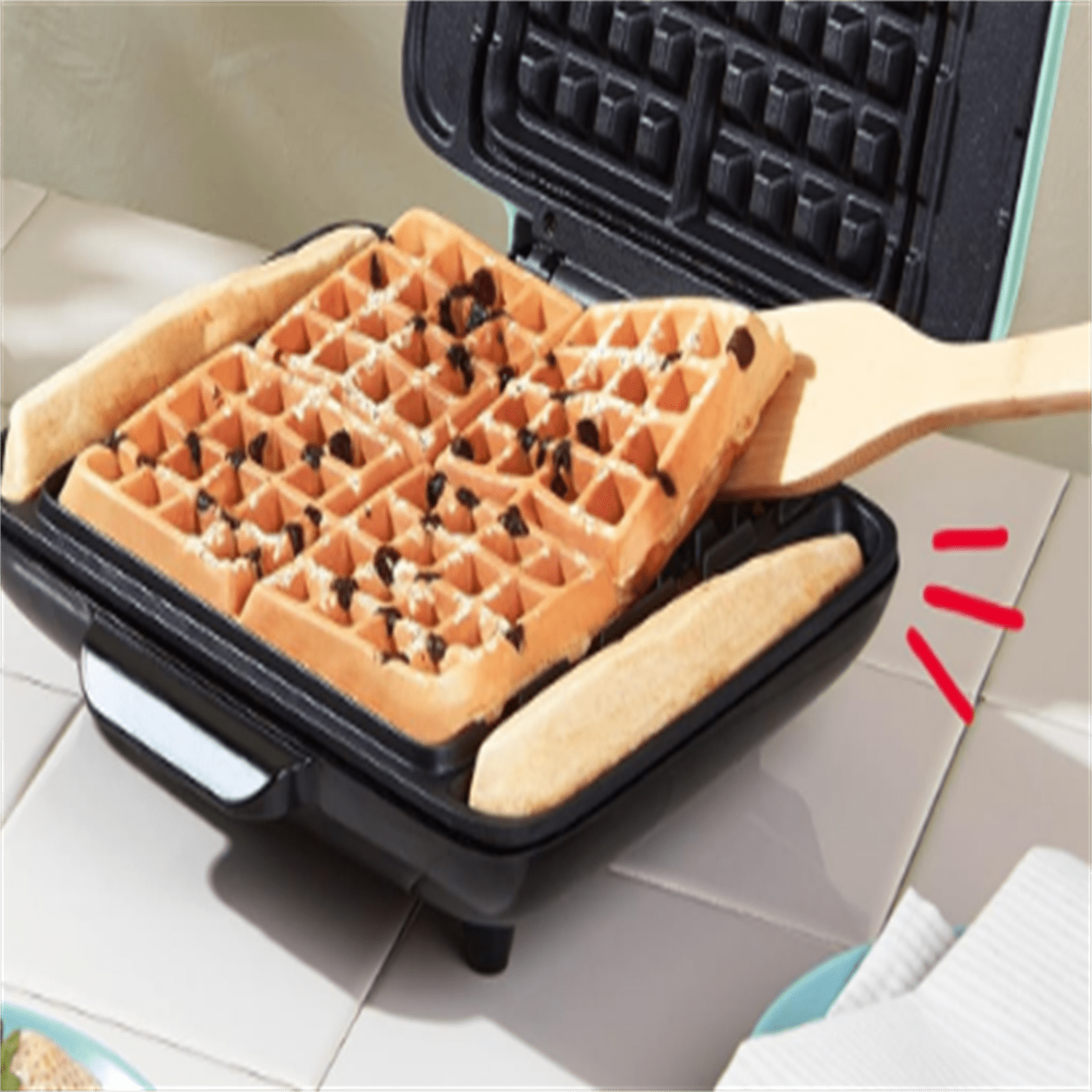 Waffle Maker: Waffle Iron 1200W + Waffle Maker Machine For Waffles, Hash Browns, or Any Breakfast, Lunch, & Snacks with Easy Clean