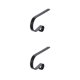 thumbnail image 4 of Gancho de calcetín de Navidad Advancent Colgador de chimenea ajustable Clip Negro 2Conjunto, 4 of 6