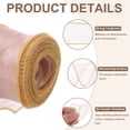 thumbnail image 3 of Uxcell Sheer Organza Ribbon, Gifts Wrap Ribbons with Golden Border for Wedding Party Korean Pink, 3 of 5
