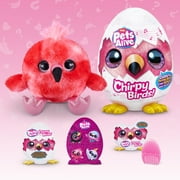 Pets Alive Chirpy Birds Electronic Robot Toy, Interactive Unboxing Plush Toy by ZURU