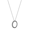 thumbnail image 2 of Dazzlingrock Collection Round Black Diamond Open Eternity Circle of Life Pendant for Her (1.75 ctw, Color Black, Clarity Opaque) in 18K White Gold, 2 of 4