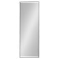 thumbnail image 2 of Kate and Laurel Rhodes Modern Full Length Panel Wall Mirror, 16.75 x 48.75, Dark Silver, Decorative Transitional Geometric Wall Accent, 2 of 7