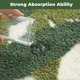 thumbnail image 3 of Bath Mat, Absorbent Non-Slip Soft and Skin-Friendly Bathroom Rug Green Leaves Patterns 45x65 cm, 3 of 5