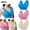 Hot Pink, variant on WREESH 3 Pack Support Bra Adaptive Bra Women Lace Splicing Glossy Comfortable Breathable Bra Underwear No Underwire Bras Underwear Black