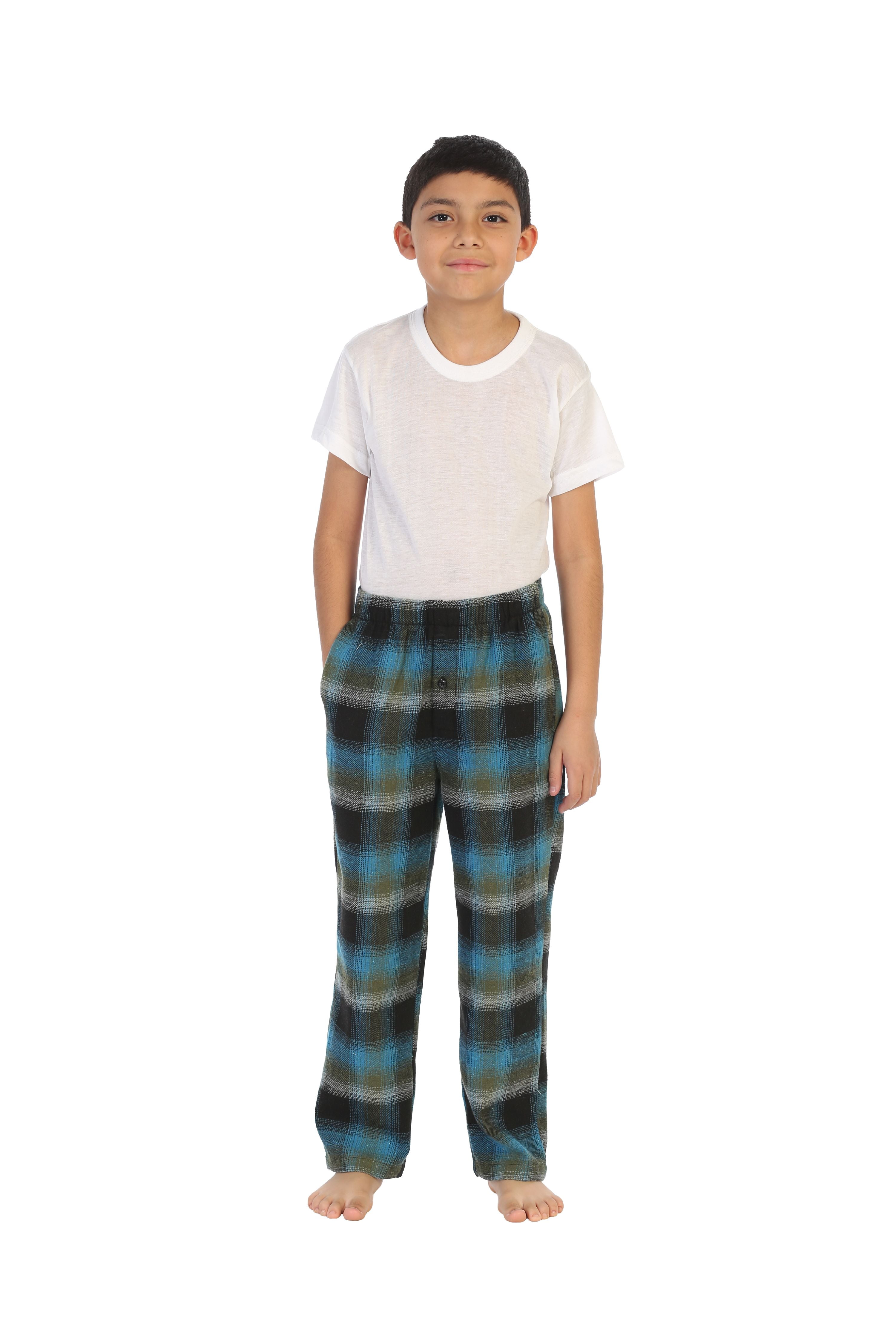 Gioberti Boys YarnDye Brushed Flannel Lounge & Pajama Pants with