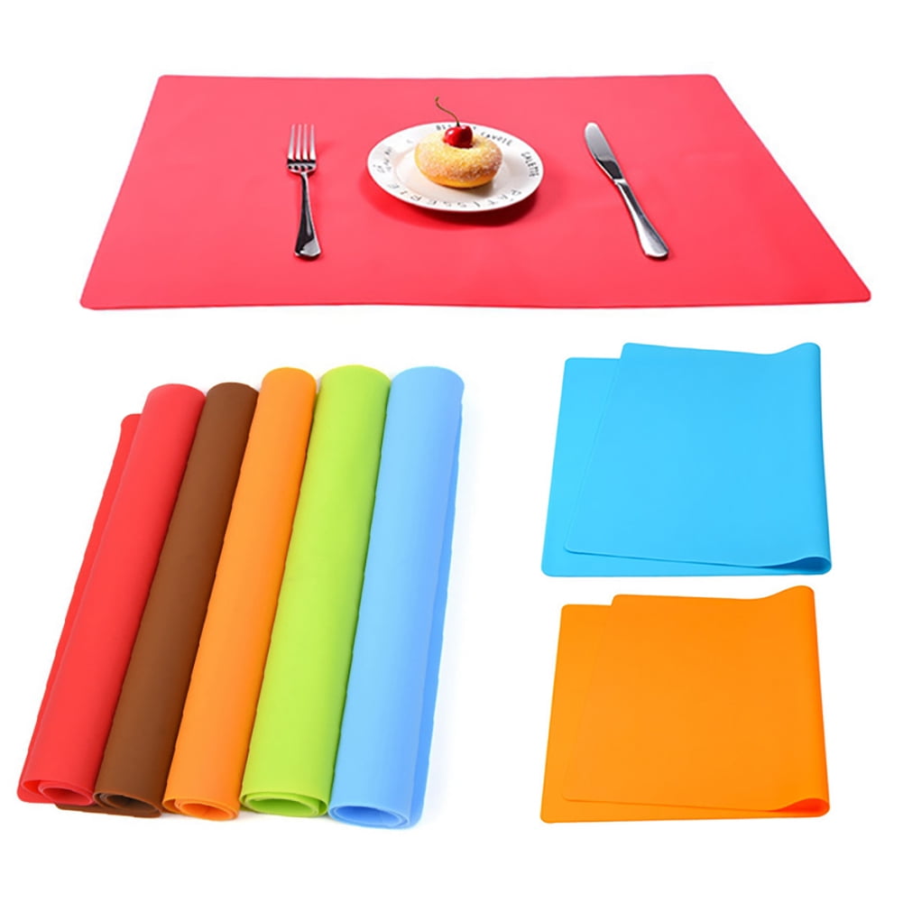 Extra Large Silicone Mat Heat Resistant Sheet Waterproof Pad Kitchen Counter  Protector Vinyl Craft Mats Nonslip Table Placemat