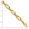 thumbnail image 3 of 14k Yellow Gold Bracelet Men's Link, Other 6 mm 8.5 in Fancy 8.5in Link, 3 of 4