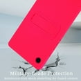 thumbnail image 2 of ELEHOLD Case for Samsung Galaxy Tab A9 8.7inch 2023 with Kickstand,Shockproof Slim Foldable Kickstand TPU Hard PC Protective Case Cover with Cleaning Cloth & Stylus, Rose, 2 of 8