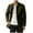 Army Green, variant on ohmzyzo Mens Trench Coats Slim Fit Stand Collar Fall Winter Overcoats Single Breasted Button Pea Coats Warm Soft Tops with Pockets Army Green M