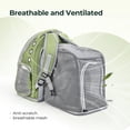 thumbnail image 2 of Mochila Cawypety para gatos, ampliable, para viajes en avión, 2 of 9
