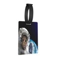 thumbnail image 7 of Junzan Luggage Tag For Suitcase Cat Astronaut Print Luggage Tag With Id Privacy Cover For Suitcase Travel Bag, 7 of 7