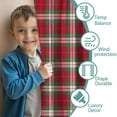 thumbnail image 3 of Blackout Kids Curtains,Red and Green Christmas Plaid Pattern Childrens Insulated Curtains Set Of 2,Bedroom Essentials,Toddler Room Decor 42"x84", 3 of 5