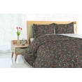 thumbnail image 3 of Ambesonne Geometric Down Alternative Quilt Comforter, Colorful Ethno Pattern, Full, Dark Blue Grey Multicolor, 3 of 5