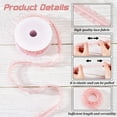 thumbnail image 4 of 1Roll 10 Yards/9.14m Double Ruffle Lace Trim Pink (20mm) Wide Ruffle Stretch Elastic Edging Trim Pleated Fabric Lace Ribbon for DIY Dress Headwear Decoration and Gift Wrapping, 4 of 7