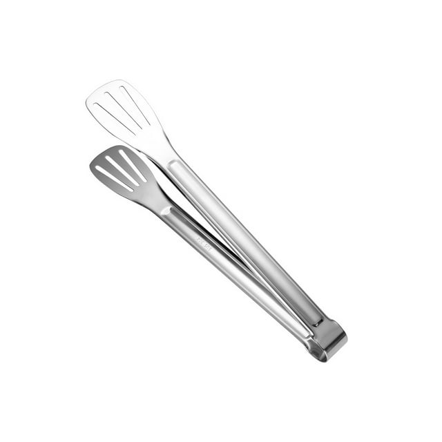 Wosthever Pinza para comida, pinzas para carne, pinzas para barbacoa, tornero frito, utensilio de cocina para pan, pinza lavable para postre, Cocina y Comedor Grande