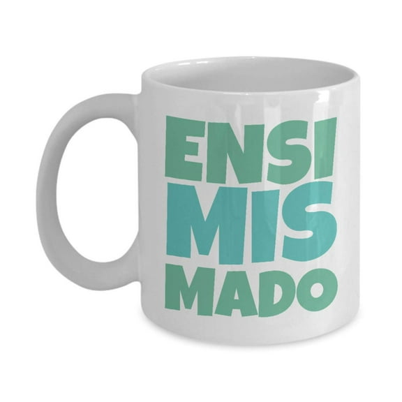 Ensimismado Which Means Lost In Thought Ceramic Mexican Style Coffee & Tea Gift Mug Stuff For Spanish Speaking Hispanic Men & Women