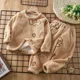 thumbnail image 2 of Pijamas para niños pequeños, para otoño e invierno, gruesos y cálidos, de franela, bonitos conjuntos de ropa de dibujos animados, para bebés de 1, 5 y 6 años, 2 of 2