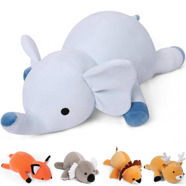 Peluche pesado OurHonor con forma de elefante, 1,9 kg, 60 cm