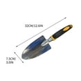 thumbnail image 2 of Mlkoz Garden Shovel Hand Tool Stainless Steel Small Garden Shovel For Digging Planting Rust Proof Hand Shovel With Soft Rubber Handle on Clearance, 2 of 8