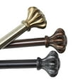 thumbnail image 4 of Rod Desyne Flair Window Set Curtain Rod, 48"-84", Cocoa, 4 of 4