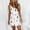 F-296White, variant on ZHOGXU Women's Dress Sleeveless Suspender V Neck Feather Print Drawstring Fashion Comfortable Mini Dresses With Pockets For Casual Daily Wear,Black,L