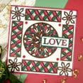 thumbnail image 4 of For The Love Of Stamps - A Stained Glass Christmas - Frosty Snowflake, 4 of 4