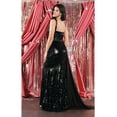 thumbnail image 2 of Women's Royal Blue Queen RQ7964 Anne Neckline Sequin Prom 2026 Dress Black 8, 2 of 4