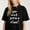 Black-1, variant on Go Ask Your Dad Printing T Shirt Casual Tee for Adults