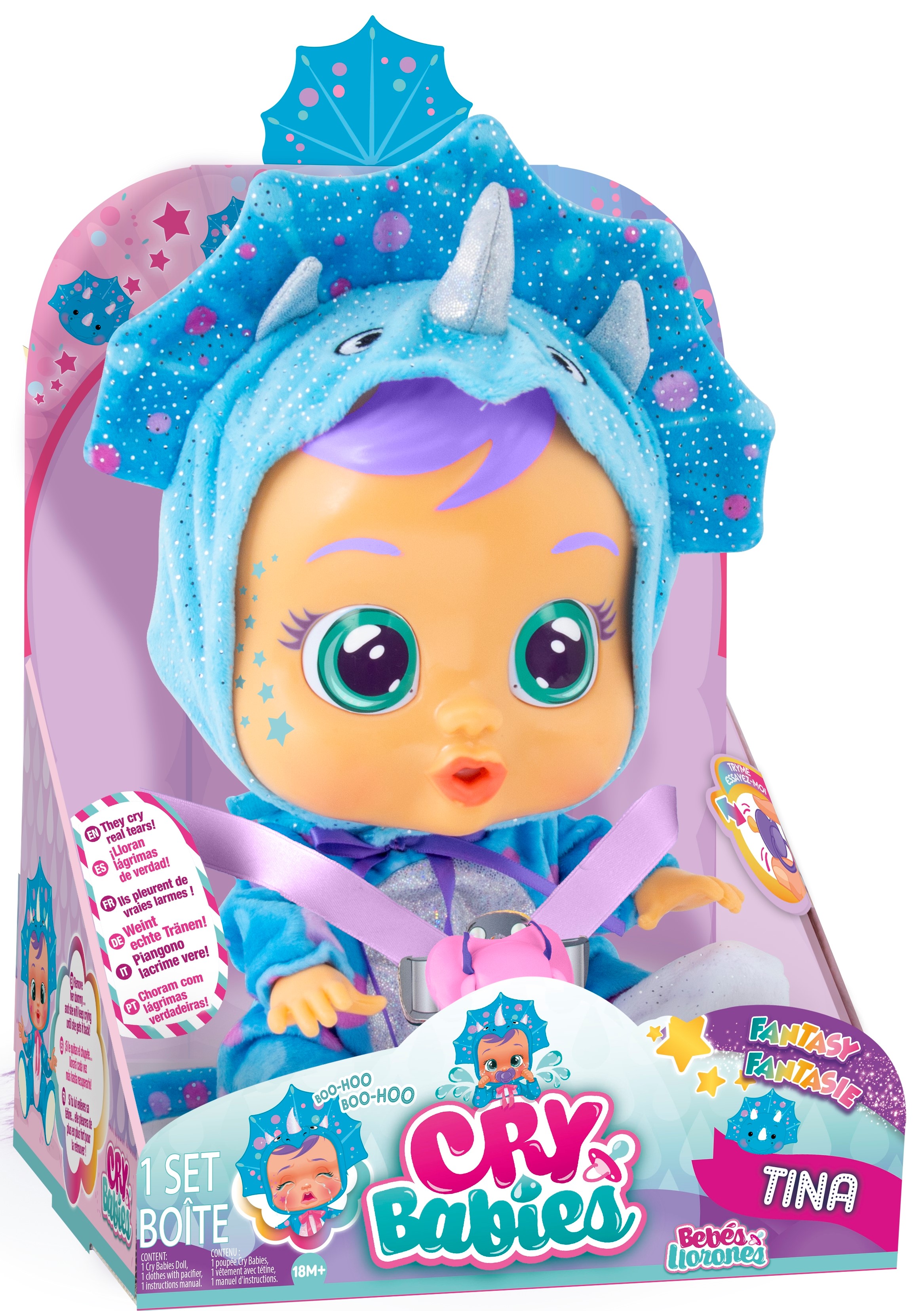 Cry Babies Tina Doll (Walmart Exclusive) - image 7 of 9