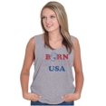 thumbnail image 3 of Popeye Born in the USA Proud American Tank Top T Shirts Men Women Brisco Brands X, 3 of 6