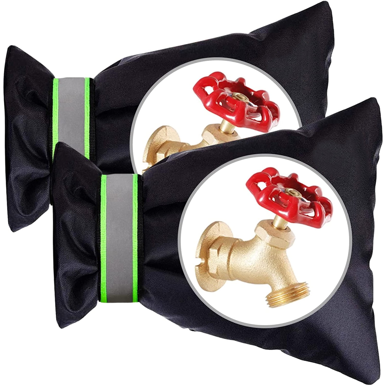 Romanda 2 Pack Outdoor Faucet Covers for Winter, Outside Faucet Cover