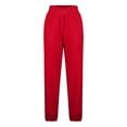 thumbnail image 2 of Posijego Womens V Waist Sweatpants Athletic Baggy Joggers Solid Color Lightweight Lounge Pants with Pockets, 2 of 8
