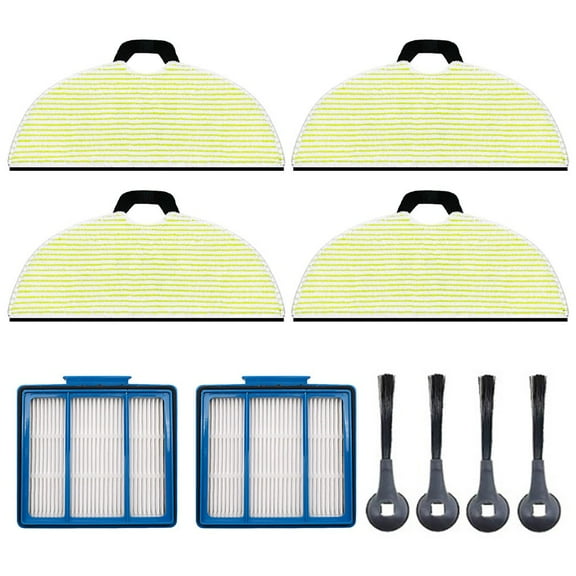 Side Brush Filters Cleaning Mop Pads For Shark RV2001WD AV2001WD Robot Vacuum