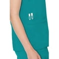 thumbnail image 4 of Med Couture Women's Scrub Top, Raglan Sleeves for Modern Fit, 6 Pockets 2-Way Stretch, Durable & Breathable Fabric - MC7425, 4 of 7