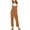 Coffee, variant on Puntoco Clearance Women'S Jumpsuit Casual Sleeveless Pockets Linen Rompers Long Playsuit Party Jumpsuits Khaki 6(M)