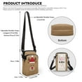 thumbnail image 6 of XYZCANDO Christmas Reindeer Cellphone Crossbody Handbag for Teen Girls Cross Body Purse for Travel Shop Running Over Shoulder Handbag Mini Messenger Purse Portable Coin Purse Wallet Cute Phone Case, 6 of 7