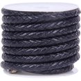 thumbnail image 2 of Yazoeia 2 Meter Braided Leather Cord String, Round Braided Cord PU Leather Braided Leather Cord Braid for Jewelry Making, Necklace, Bracelets, Wraps, Crafts and DIY Design Projects, 3mm, 2 of 7