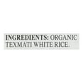 thumbnail image 5 of RiceSelect Organic Texmati White Rice, American-Style Basmati Rice, 2 lb Jar, 5 of 10