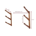 thumbnail image 5 of COR Surf Triple Surfboard Wall Rack - 3 Surfboard Storage Wooden Rack Home Wall Mount, 5 of 7