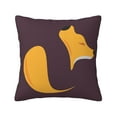 thumbnail image 1 of ZICANCN Animal Fox Logo Decorative Throw Pillow Covers, Bed Couch Sofa Decorative Knit Pillow Covers for Living Room Farmhouse 22"x22", 1 of 8