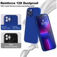 thumbnail image 3 of BossKiss Compatible with iPhone 13 Pro Case, Premium Liquid Silicone Case [Velvety Touch] [2 Pcs 9H Tempered Glass, 3 of 5