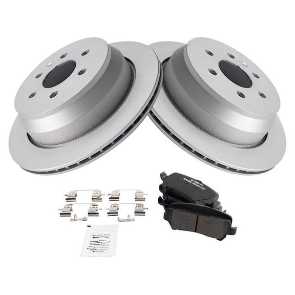 Rear Brake Pad and Rotor Kit - Compatible with 2015 - 2019 Chevy Colorado 2016 2017 2018