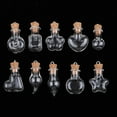 thumbnail image 2 of 10pcs Botellas de Viales Tapón de corcho Almacenamiento decorativo Hugo Mini botellas con tapón de corcho, 2 of 10