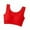 Red, variant on Sevevn Fashion Woman's Solid Strap Wrap Hollow Out Bra Underwear Bralette Stylish Beach Vacation Clothes for Women Black L