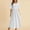 *White, variant on ClodeEU Women's Linen Blend Crewneck Elbow Sleeve Midi Dress,Solid Color Casual Loose Fit Summer Dress Black,Women's Plus L