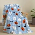 thumbnail image 3 of Cowboy Halloween Blanket Gifts Flannel Lightweight Soft Cozy Halloween Cowboy Cactus Ghosts Blankets Throws Bedding Couch Sofa Bedroom Travel Girls Boys 60"x80" for Adult, 3 of 9